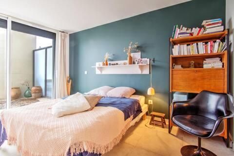 Suite Parentale Avec Sdb Dans Appartement Avec Rooftop Montpellier Buitenkant foto